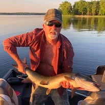 Golden Sunset Northern Pike